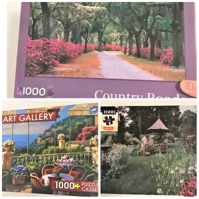 3 X 1000 Pieces Puzzles Excellent Condition (No Missing Pieces), View more