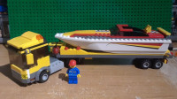 Lego CITY 4643 power boat transporter
