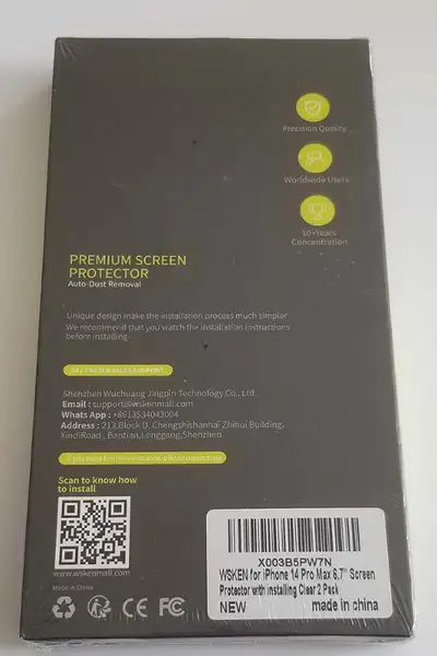 Screen Protector for iPhone 14 Pro Max 6.7 inch, View more