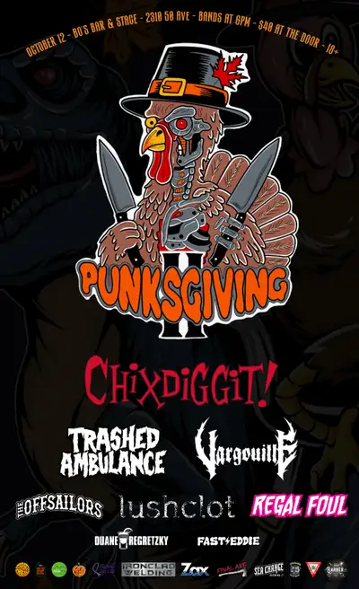 Punksgiving Music Festival - October 12, View more