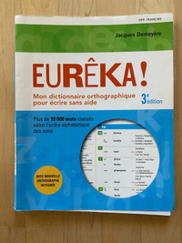 Eurêka!  Dictionnaire orthographique