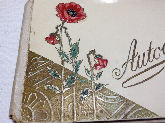 Antique 1900 Autograph Album Book in Arts & Collectibles in Vancouver - Image 3