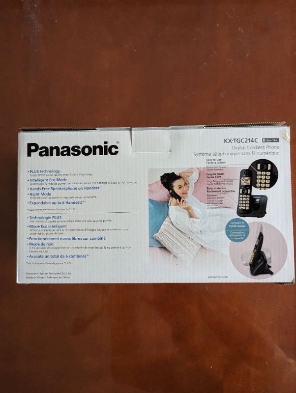 Téléphone à 4 combinés Panasonic  pour ligne terrestre dans Téléphones résidentiels et répondeurs  à Laurentides - Image 3
