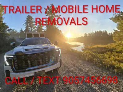 WE DEMO REMOVE TRAILER PARK MODEL MOBILE HOME DECKS SUNROOMS, View more