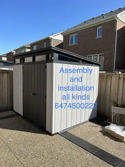 assembly of shed, View more