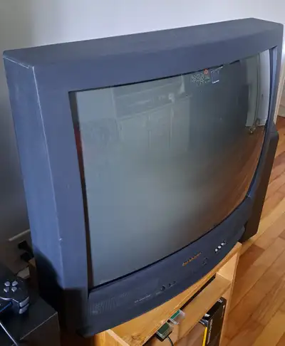 Sharp 27" CRT TV CN27S10 with remote, View more