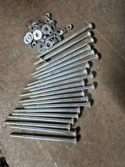 5/16 Bolts, Washers,Nuts- 7 inch$20, View more