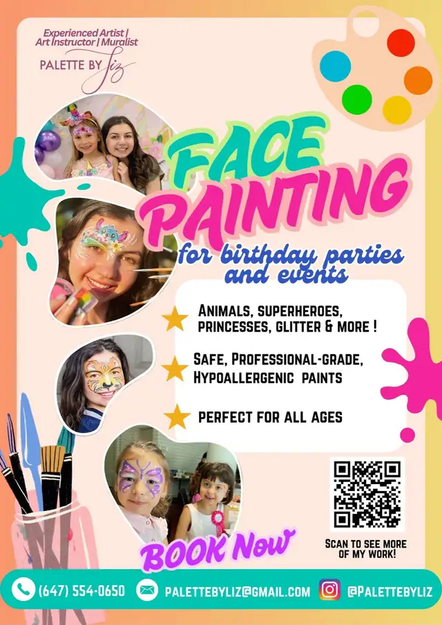 Face Painting for Kids Birthday Parties628632211407391214