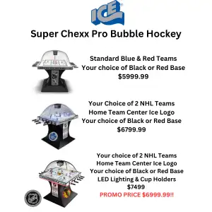 Super Chexx Bubble Hockey - Bring Home The Dome!, View more