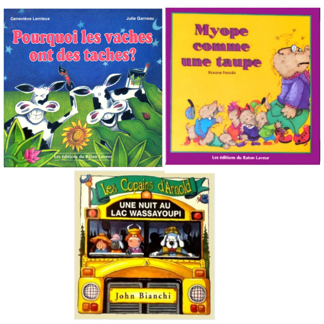 3 livres amusants, pour enfants, Les éditions du Raton Laveur dans Livres jeunesse et ados  à Saint-Hyacinthe