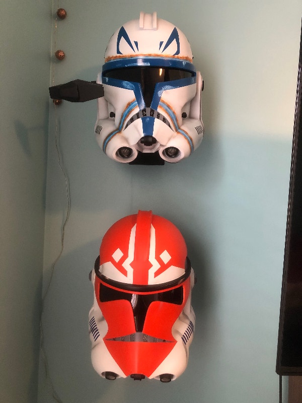 Clone wars Ahsoka Tano/ Captain Rex clone Helmets Arts & Collectibles
