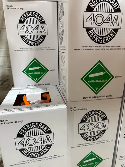 I have brand new R410A refrigerant cylinders available for sale, i have R410 R 22 R404 R54B