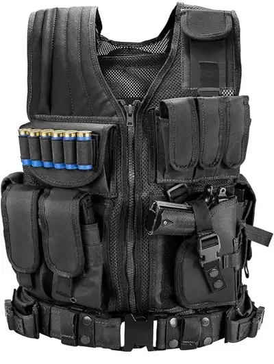 New Tactical MOLLE Vest Modular Jacket Paint Ball, View more