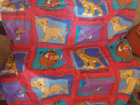 8' x 6' Lion King top bed sheet, Mint$10