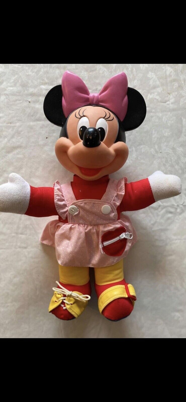 Vintage Minnie Mouse learn to dress plush doll 1989 in Toys & Games in Dartmouth