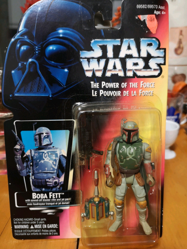 Star Wars - TPOTF - 1995 Red Card - Boba Fett in Arts & Collectibles in Grand Bend