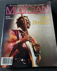 Magazine Musician août 1986- Jimi Hendrix 