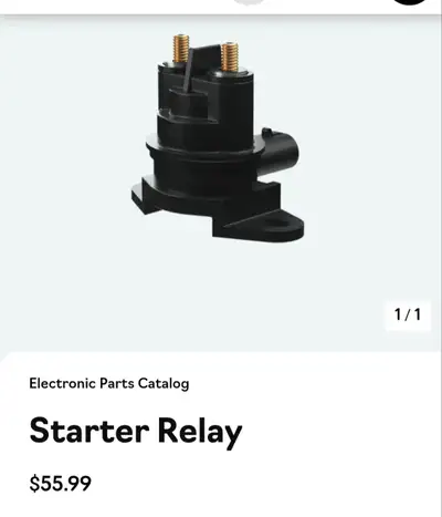 I have a BRP 287003012 starter relay and an after market version that fits. I needed one and brp was...