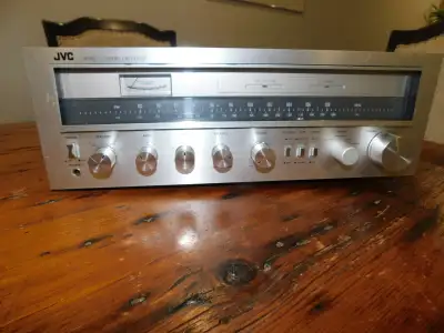 Very nice JVC R-S5 Stereo Receiver from 1979. Silver cabinet, all lights up, sounds great on all cha...