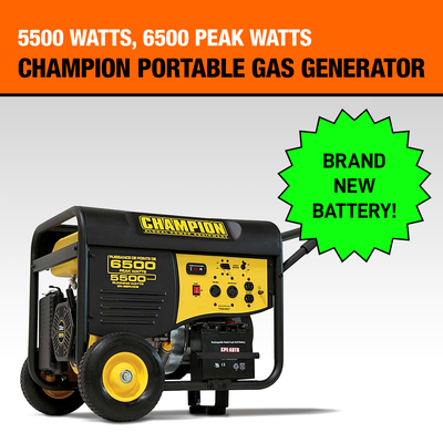 5500W CHAMPION GAS GENERATOR, View more