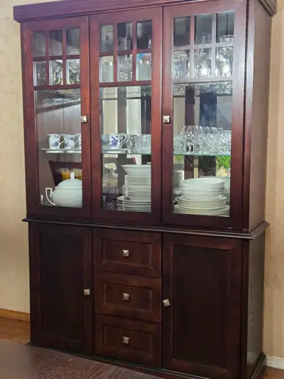 China Cabinet Glass Door Drawers, View more