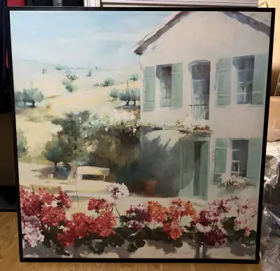 Fabrice de Villeneuve "Chez moi à la campagne" Framed Giclée, View more