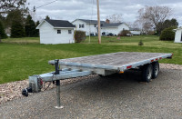 Galvanized deck-over trailer 