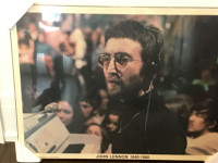 2 John Lennon Mounted Posters