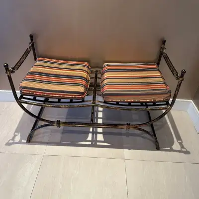 Decorative Metal Bench / Banc décoratif , View more