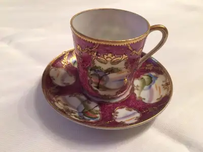 Nippon mini cup and saucer, View more