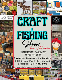 Craft and fishing tackle sale