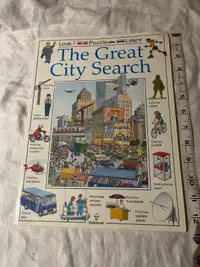 NEW USBORNE PUZZLE BOOK The Great City Search - Look Learn Kids