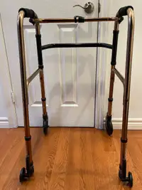 Folding walker with 5” wheels 