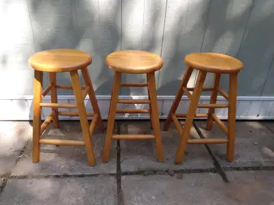 Bar Stools, Solid Pine 24 inch, View more