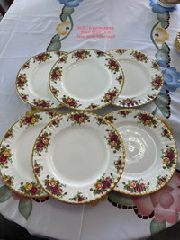 SOLD OUT New Bone China  Dinner plates Old Country Roses  