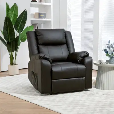 PU Leather Reclining Chair, Recliner Chair for Living Room with , View more