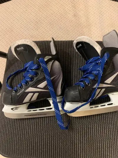 Reebok kid’s skates for sale Only two winter seasons used, expellant condition, (need resharpen only...