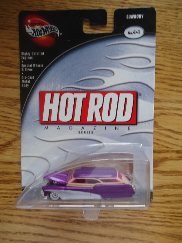 Hot Wheels Hot Rod Magazine #4 Elwoody (Purple) in Toys & Games in Strathcona County