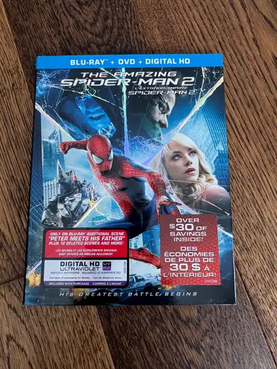 Spider-Man 2 blu ray dvd, View more