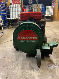 Ransomes walk behind blower 