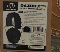 Walkers Razor XTRM slim electronic ear muffs 