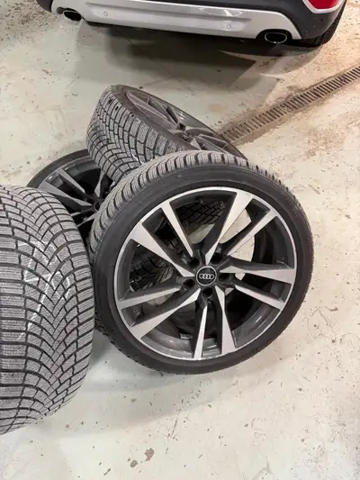 235/40/R19 Rims and Winter Tires for Sale. Rims are genuine Audi Product and have been Graphene Coat...
