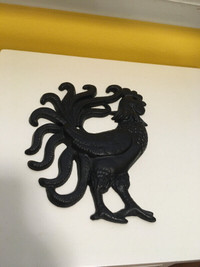 Never Used Cast Iron Rooster Wall Décor