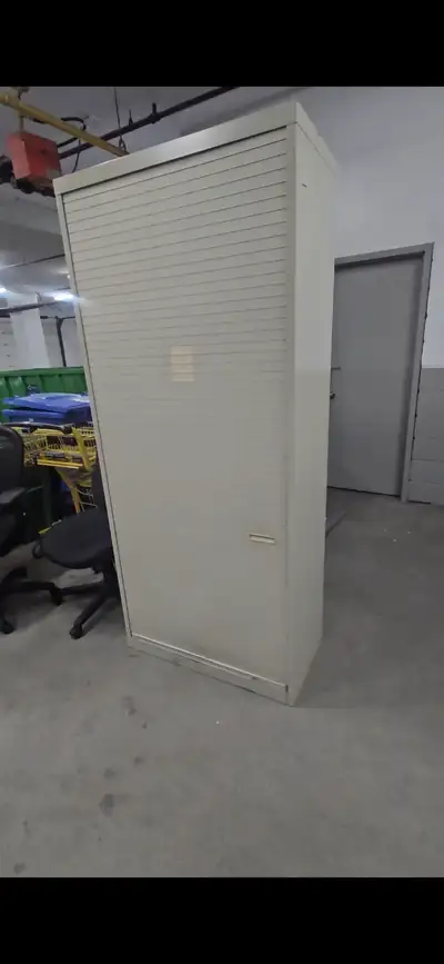 Tambour door metal storage cabinet, View more