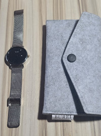 BUREI Mens Fashion Minimalist Wrist Watch