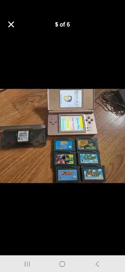  Nintendo DS Lite bundle with games, View more