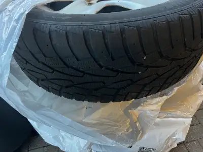 Dimensions 235/60/R17 Uniroyal tiger paw Used tires on rims included $180 for all 4 Please call or t...