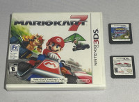 Mario Kart 7, Mario Kart DS & Sonic Sega All-Stars Racing