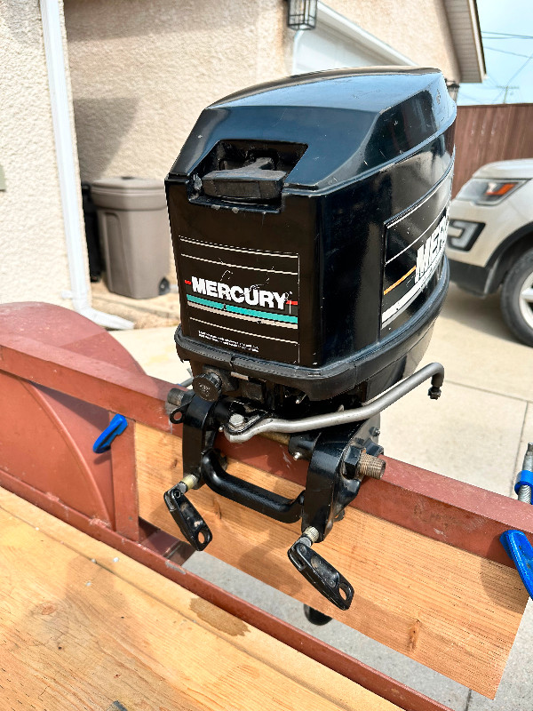 25 Hp Mercury Outboard in Boat Parts, Trailers & Accessories in Winnipeg - Image 3