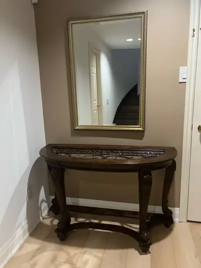 Vintage Wooden Console Table, View more